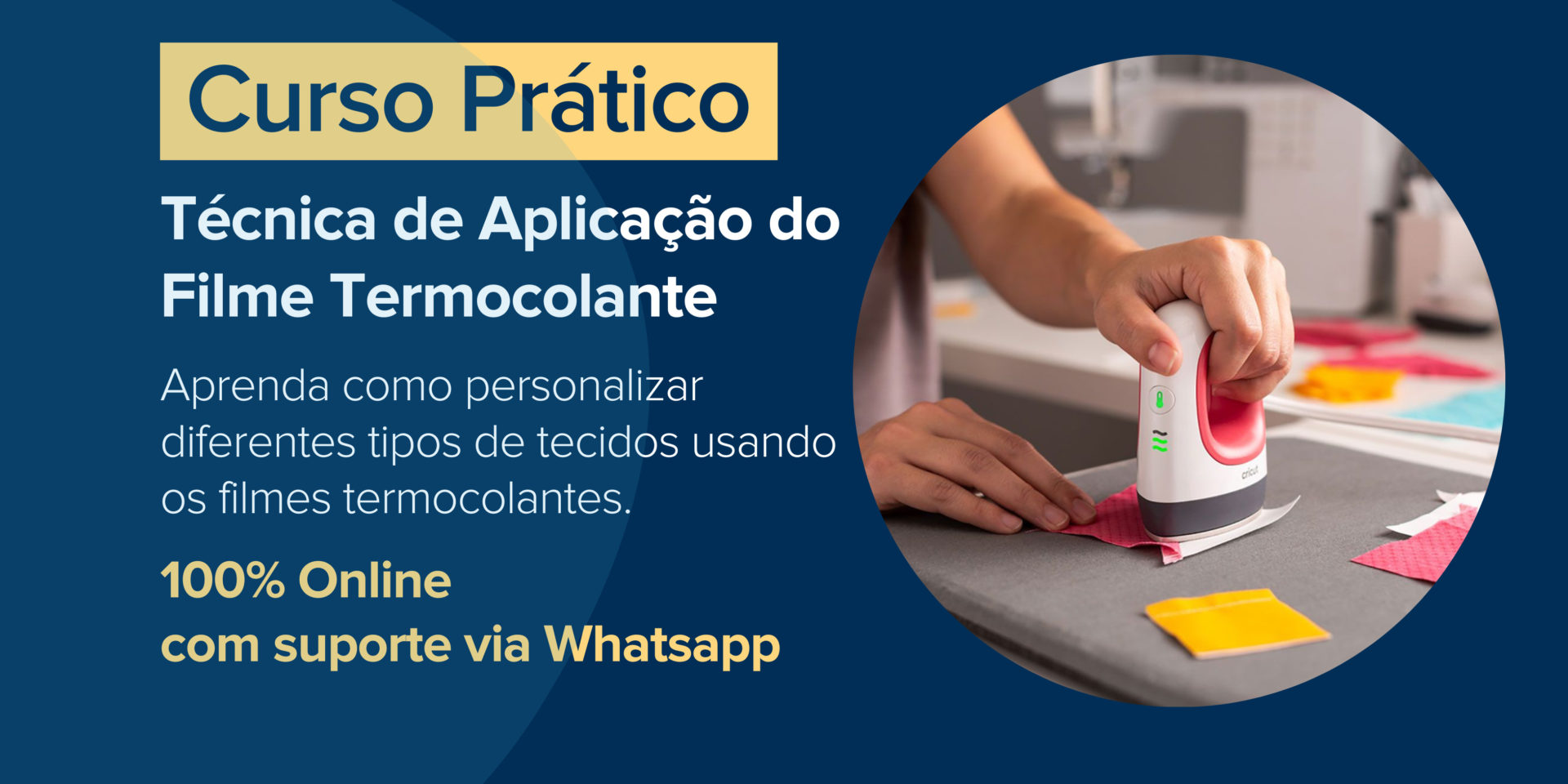 Curso prático para aplicação de filme de recorte termocolante